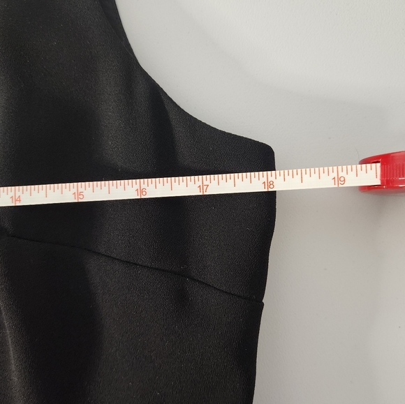 Cece Elegant Black and White Sleeveless Dress, Size 10 - Picture 6 of 7